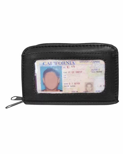 RFID Blocker Zipper Wallet