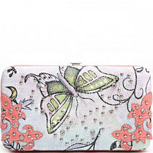 Load image into Gallery viewer, Debbie/Alana Butterfly Print Flat Wallet (Was $23 / Now $11.50 )
