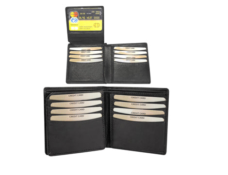 RFID Bi-fold Protection Wallet with ID Flap
